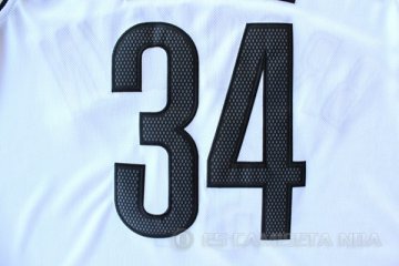 Camiseta Pierce #34 Brooklyn Nets Blanco